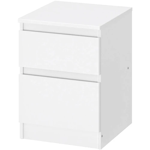 Комод с 2 ящиками ІКЕА KULLEN 35х49 см белый (80309241)