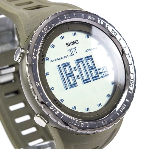 Наручний годинник Skmei 1246 Army Green: Механізм кварцовий