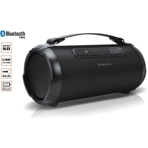 Акустика REAL-EL X-709 Black: Тип портативная