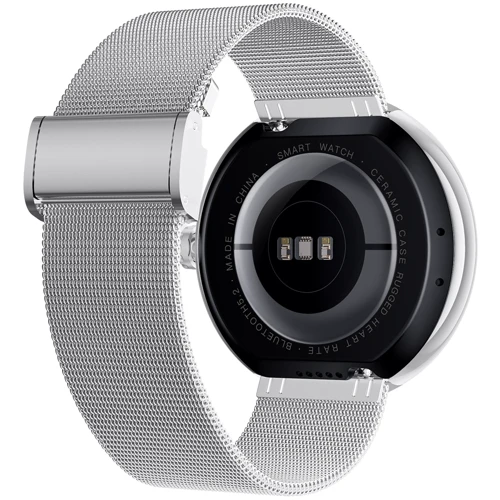 Смарт-годинник Forever Forevive 5 SB-365 Silver + ремінець: Матеріал корпуса нержавеющая сталь