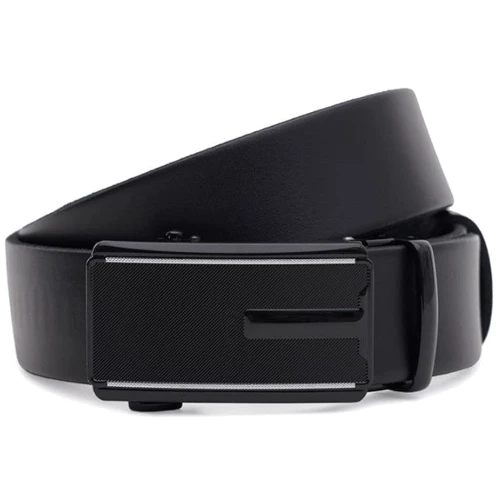 Мужской ремень Borsa Leather черный (115v1genav34-black)
