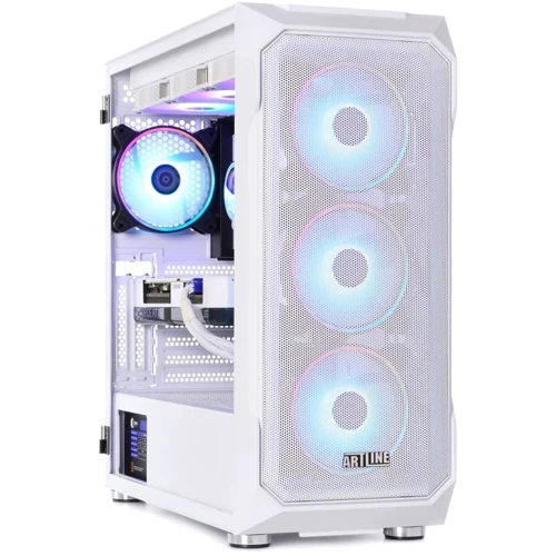 Персональный компьютер (ПК) ARTLINE Gaming X85WHITE (X85WHITEv48): Видеокартка GeForce RTX 4070 SUPER 12GB White