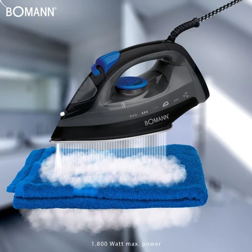 Утюг Bomann DB 6003 CB: Цвет серый/синий/черный