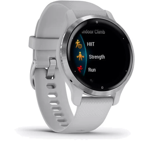 Смарт-годинник Garmin Venu 2S Silver Stainless Steel Bezel with Mist Gray Case and Silicone Band (010-02429-02): Інтерфейси підключення Bluetooth , ANT +