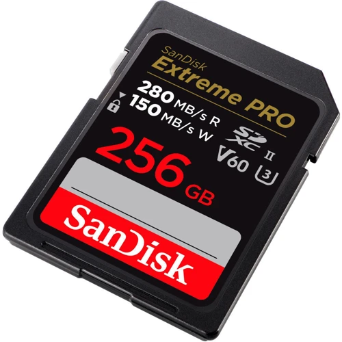 Карта памяти SanDisk 256GB SDXC Class 10 UHS-II U3 V60 Extreme Pro (SDSDXEP-256G-GN4IN): Тип карты SDXC