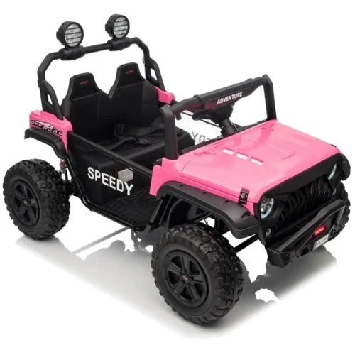 Детский электромобиль Bambi Джип розовый (M 6206EBLR-8(24V))