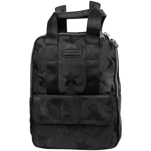 Женская сумка-рюкзак Valiria Fashion черная (3DETBH-6904-2): Застежка Молния