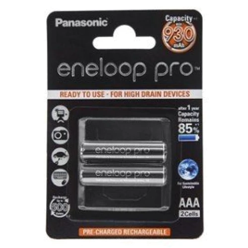 Panasonic AAA 930mAh NiMh 2шт Eneloop Pro (BK-4HCDE/2BE): Сумісність универсальный