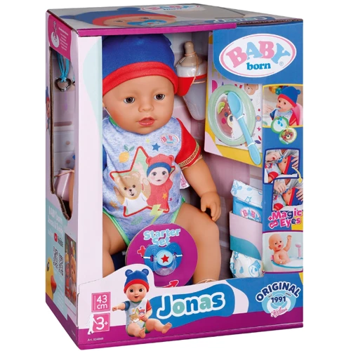 Пупс Baby Born ДЖОНАС 43 см с аксессуарами (834848): Серия Baby Born
