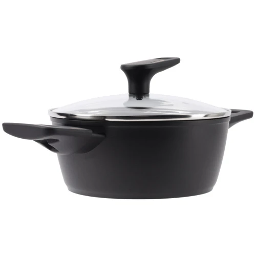 Кастрюля Bergner Copper 24 см (BG-30294-BK): Форма Круглая