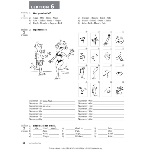 Themen aktuell 1: Arbeitsbuch: Кількість сторінок 144