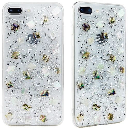 Чехол для iPhone SwitchEasy Flash Case Silver Seashell (GS-55-444-40) for iPhone 8 Plus/iPhone 7 Plus