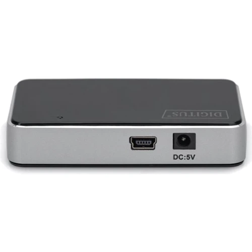 Адаптер Digitus Adapter USB to 4хUSB Black (DA-70220): Дополнительные разъемы miniUSB, USB OTG