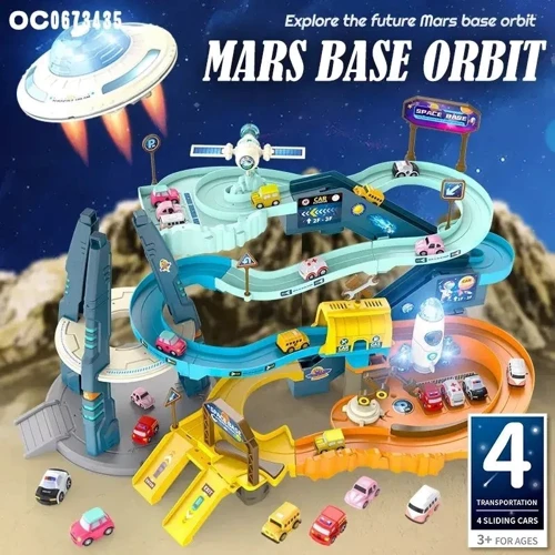 Парковка трек Космічна станція: машинка, звук, світло (T905A)