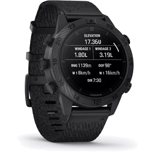 Смарт-годинник Garmin MARQ Commander (Gen 2) Carbon Edition Modern Tool Watch (010-02722-01): Час роботи до 42 часов (30 часов постоянно включены)