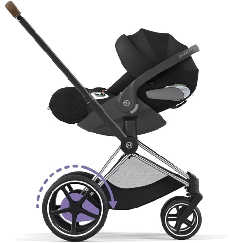 Шасі Cybex ePriam & каркас Chrome Brown з електродвигуном та акумулятором фото 3