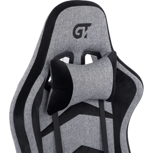Ігрове крісло GT Racer X-2534-F Fabric Gray/Black Suede	 фото 12