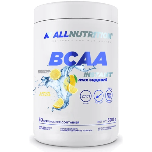 Амінокислота для спорту All Nutrition BCAA Max Support Instant 500 g /50 servings/ Lemon
