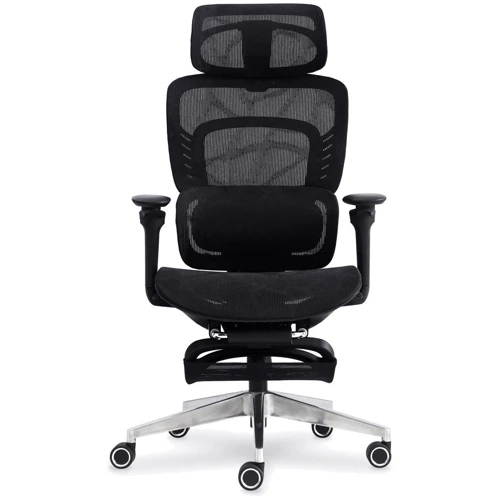 Офісне крісло з масажним ефектом Mealux M10 Air Plus Black (HF-M10 M/BB)