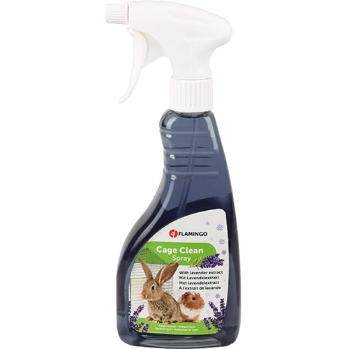 Спрей для очищення клітин гризунів Flamingo Clean Spray Lavender з запахом лаванди 0.5 л