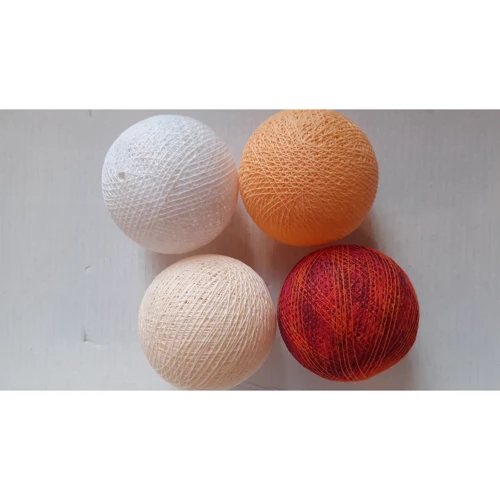 Гирлянда Cotton ball lights на 20 шаров 3,8м, Orange фото 5