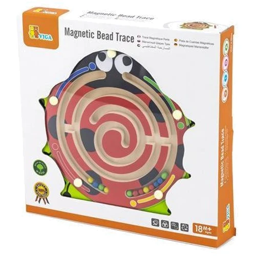 Магнитный лабиринт Viga Toys Божья коровка (59964)
