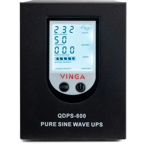 Vinga QDPS-600 600VA LCD (QDPS-600): Тип архитектуры Линейно-интерактивный (line-interactive)