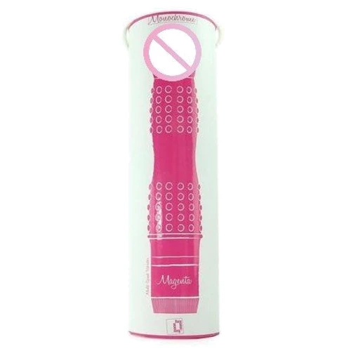 Силиконовый вибратор FanZone Monochrome Magenta, 16,5х4,3 см