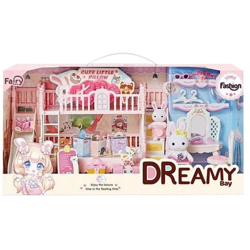 Игровой набор с флоксовыми животными, фигурки, украшения, домик (6638): Производитель Noname