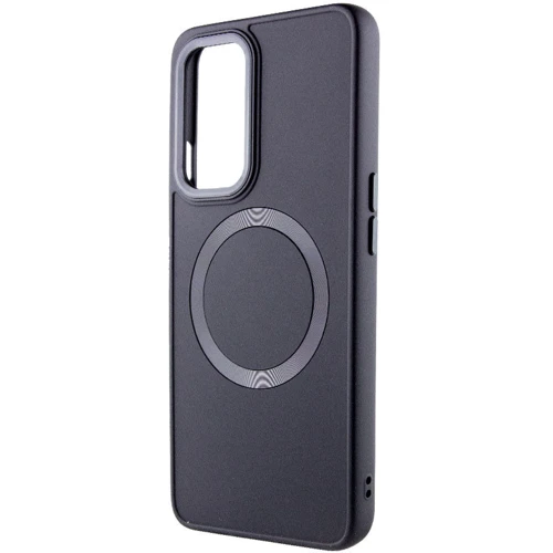 Аксессуар для смартфона TPU Case Bonbon Metal Style with MagSafe Black for OnePlus 9 Pro: Тип накладка на заднюю часть