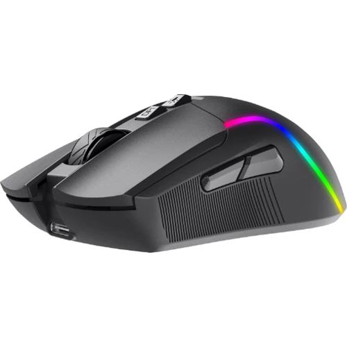Мышь Xtrike ME GM-313 USB RGB Black (GM-313): Эргономика симметричная для левшей