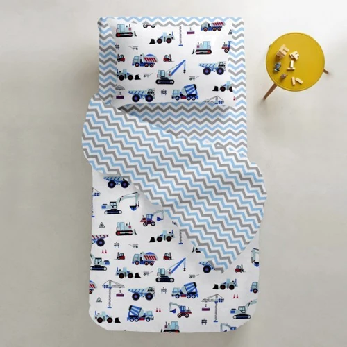 Простынь Cosas Zigzag sky grey 120х60 см (4822052039809)