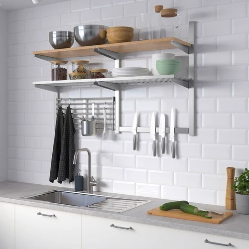 Рейка з полицями сіткою магнітний тримач ІКЕА Kungsfors (392.848.80): Виробник Ikea