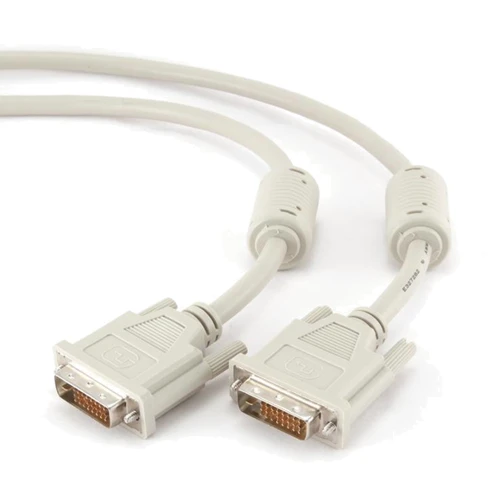 Кабель і перехідник Cablexpert DVI - DVI (M\M) Dual link 24/24 3 м білий (CC-DVI2-10)
