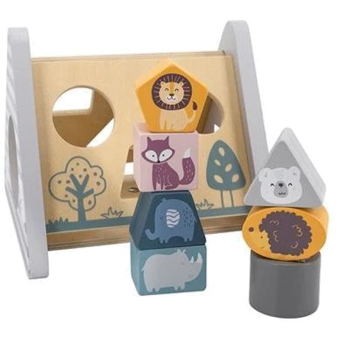 Деревянный сортер Viga Toys PolarB Развитие 5 в 1 (44007)