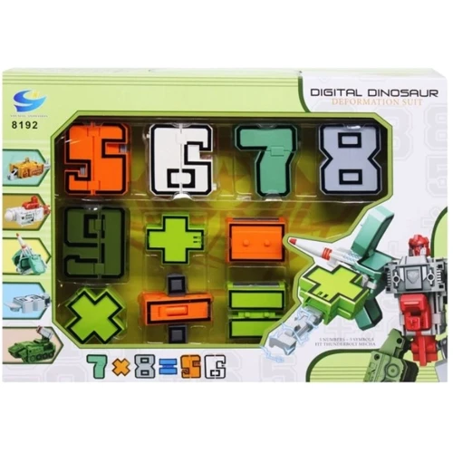 Трансформер Yuexing із цифрами 10 частин (8192): Виробник Yuexing