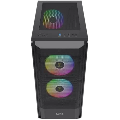 Корпус GAMDIAS Aura GC6 ARGB Black (4711514500660): Мощность БП, Вт нет