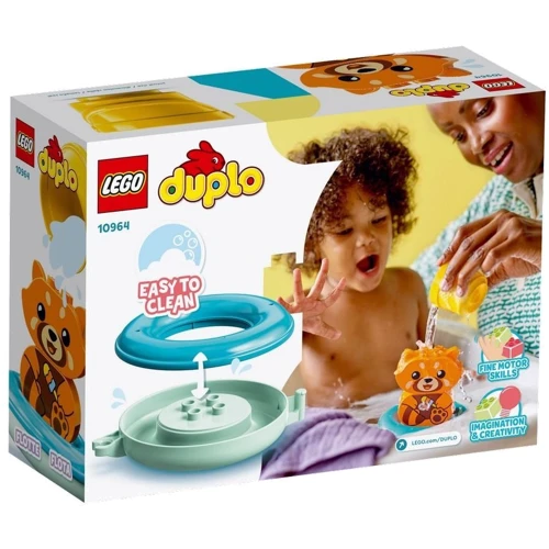 Конструктор LEGO DUPLO Веселое купание: Плавающая красная панда (10964): Серия DUPLO