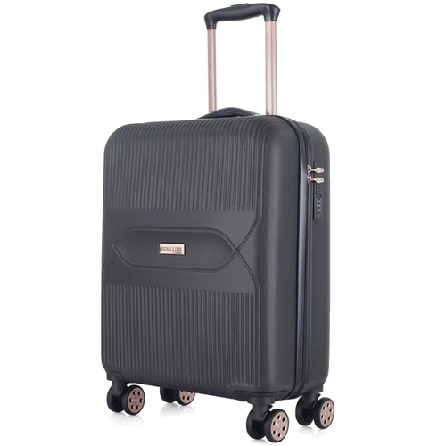 Чемодан Semi Line 20" (S) Black (T5787-1)
