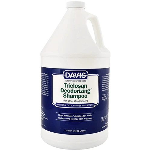Шампунь-концентрат дезодорирующий Davis Triclosan Deodorizing Shampoo с триклозаном для собак, котов 3.8 л (52271)