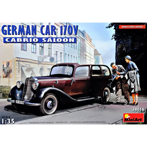 Немецкий автомобиль MINIART Typ 170V 4-х дверный кабриолет