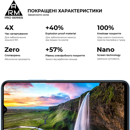 Аксессуар для смартфона ArmorStandart Tempered Glass Pro Black for ZTE Blade A54 4G (ARM70683) фото 6