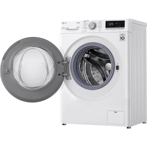 Стиральная машина LG F2V5HS1W: Загрузка белья (стирка), кг 7