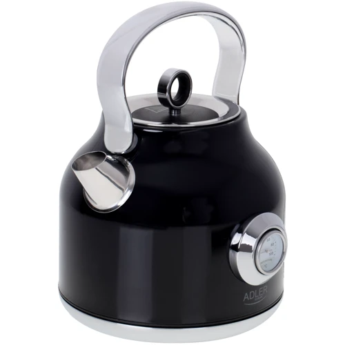 Электрочайник Adler AD 1346 black: Объем, л 1.7