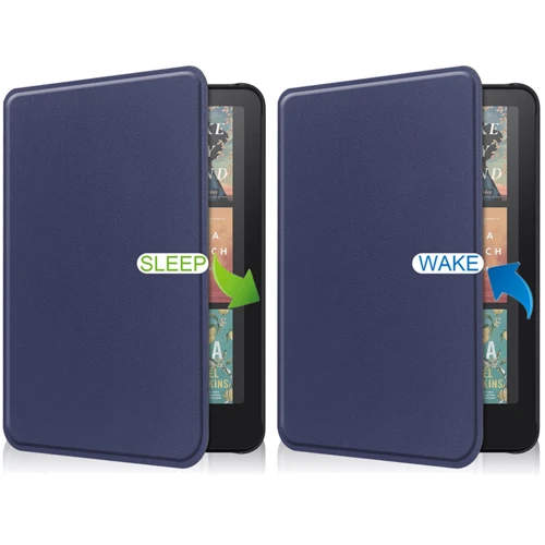 Аксессуар к электронной книге ArmorStandart Leather Case Dark Blue for Amazon Kindle Paperwhite 12th Gen 2024 / Kindle Colorsoft (ARM81957): Дополнительно Материал: искусственная кожа