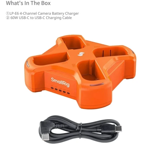 Зарядное устройство SmallRig LP-E6NH 4-Channel Camera Battery Charger (4838)