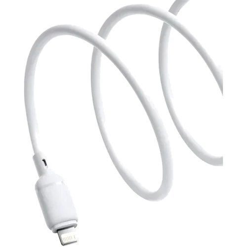 Кабель Baseus USB Cable to Lightning Silky Series 2.4A 2m White (P10377702213-01): Длина 2 м