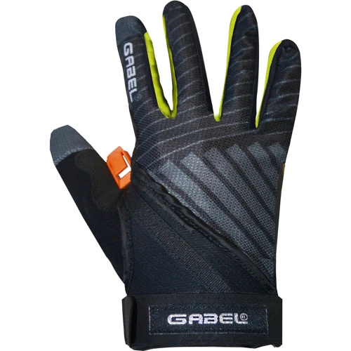Треккинговая палка Перчатки для скандинавской ходьбы Gabel Ergo Pro Yellow M (8015011300308): Цвет черный