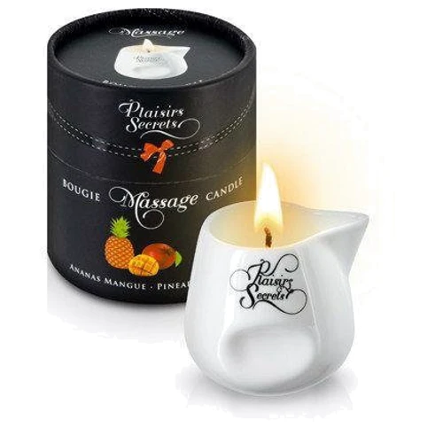 Массажная свеча Plaisirs Secrets Pineapple Mango (80 мл)