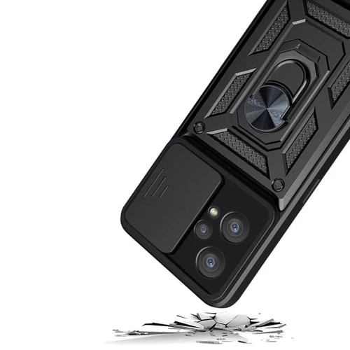 Чохол для телефона BeCover Military Black для Realme 9 4G / 9 Pro+ (709562): Матеріал TPU (термополиуретан) и пластик